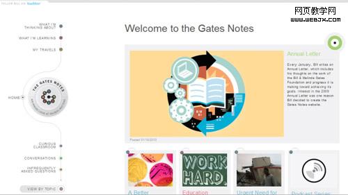 ����ͼע��΢�����³��ȶ����Ǵ�(Bill Gates)���¸�����վ���Ǵıʼǡ�(The Gates Notes)