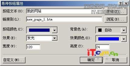 FrontPage��ҳ��Ч����ѧ����Ч��ť������