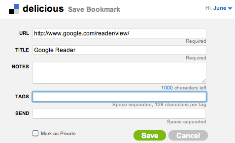 ȡ����;delicious�е�ȡ����