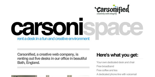 Carsonispace