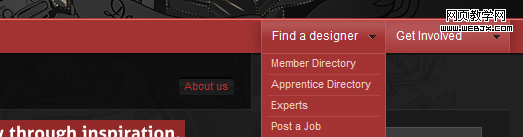 20 Beautiful Horizontal Menu Designs