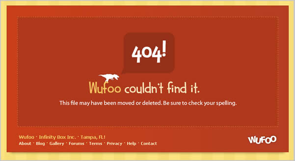Cool Examples of Custom Error 404 Pages