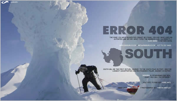 Cool Examples of Custom Error 404 Pages