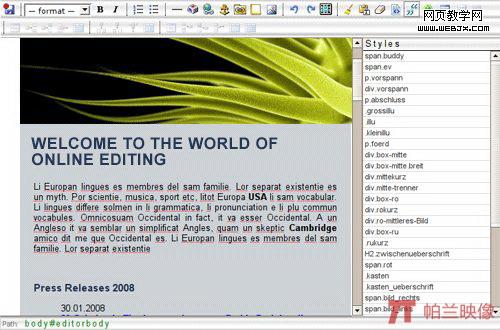 xinha 15������Web��HTML�༭��