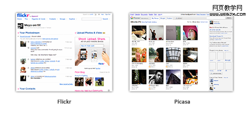 Flickr �� Picasa�ĸ�����ҳ