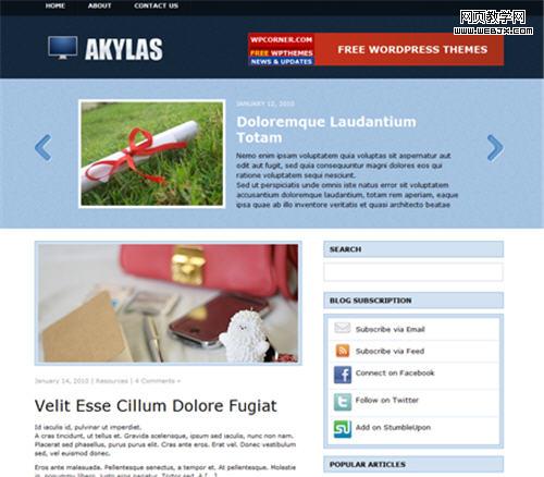 Free WordPress 3x Theme