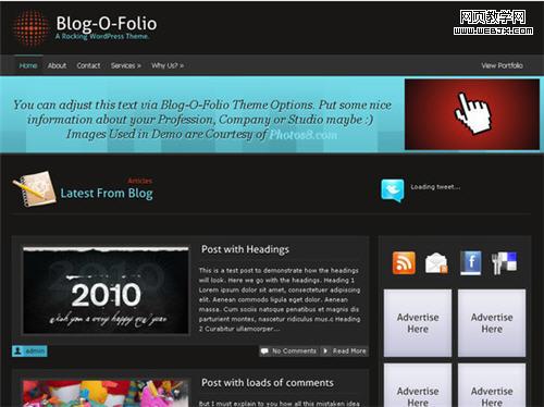 Free WordPress 3x Theme