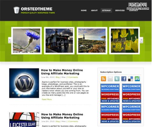 Free WordPress 3x Theme
