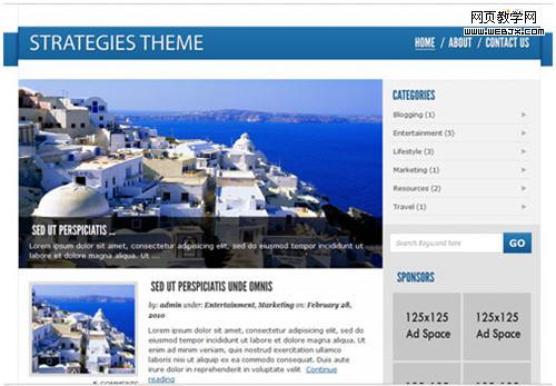 Free WordPress 3x Theme