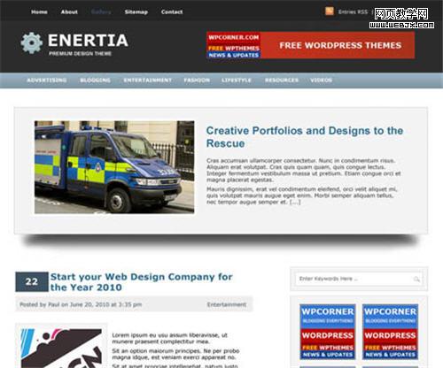 Free WordPress 3x Theme