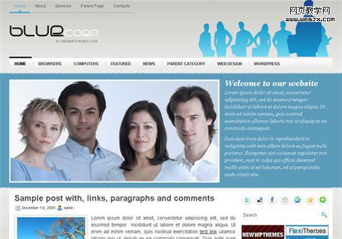 Free WordPress 3x Theme