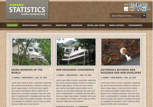 Free WordPress 3x Theme