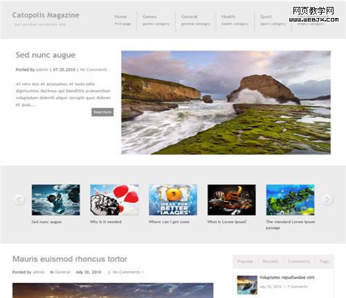 Free WordPress 3x Theme