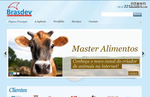 blu20 20 Fresh and New Blue Web Designs