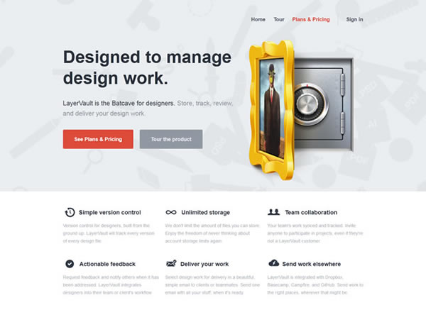 Flat Design Inspiration - LayerVault
