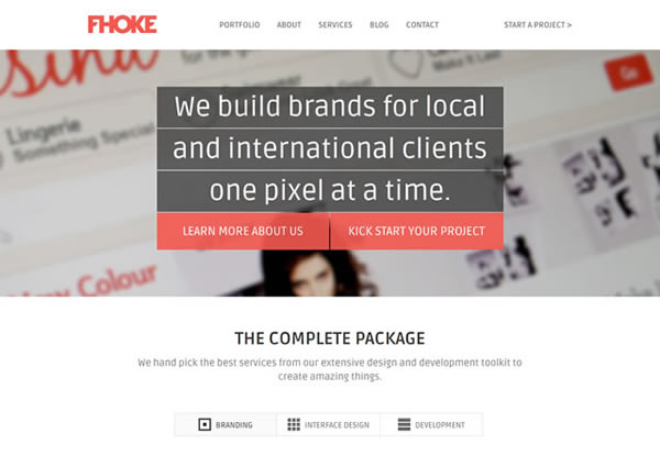 Flat Design Inspiration - FHOKE