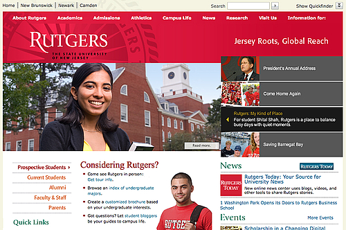 Rutgers using Drupal