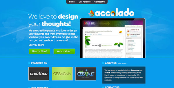 colorsite14 40 Bright and Colorful Website Designs