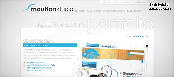 instantShift - Inspirational Single Page Website Designs