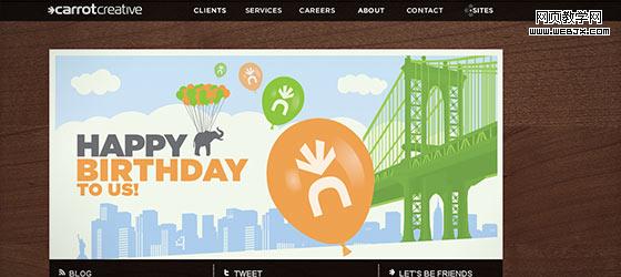 instantShift - Inspirational Single Page Website Designs