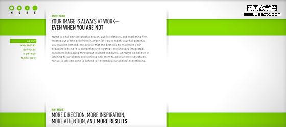 instantShift - Inspirational Single Page Website Designs