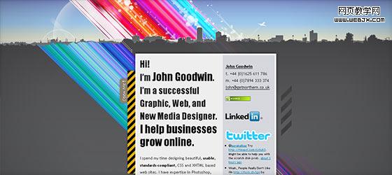 instantShift - Inspirational Single Page Website Designs