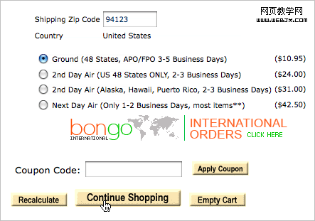 Continue-shopping in Fundamental Guidelines Of E-Commerce Checkout Design