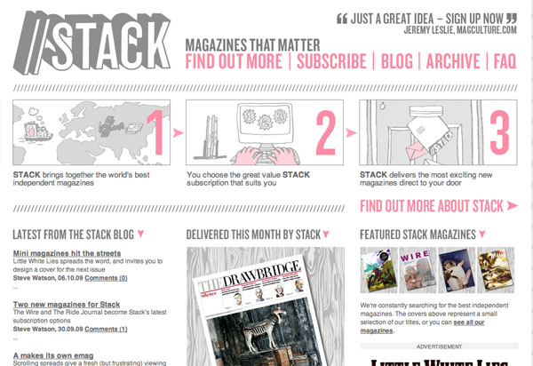 mag4 15 Fresh Online Magazine Designs