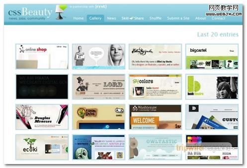 Inspiration for Web Designers