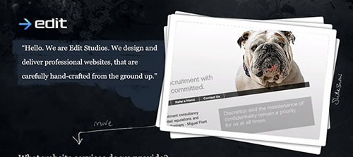 ��վ�еĻõ�չʾЧ��