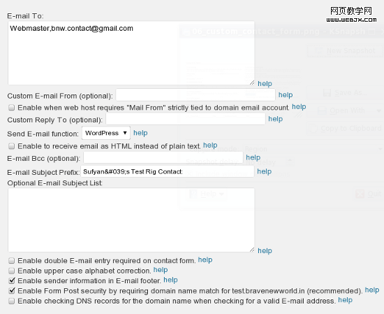 20�����Wordpress����ϵ���ǡ���������Ƽ� fast_secure_contact_form