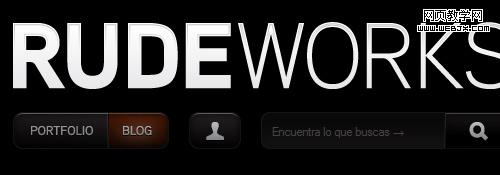 Rudeworks-navigation in Showcase Of Modern Navigation Design Trends