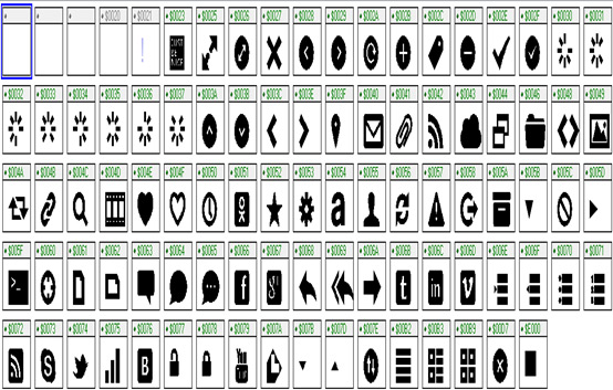 ������������Icon Font