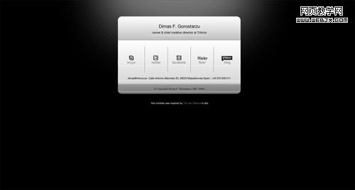 Business card website