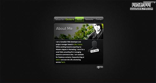 Business card website