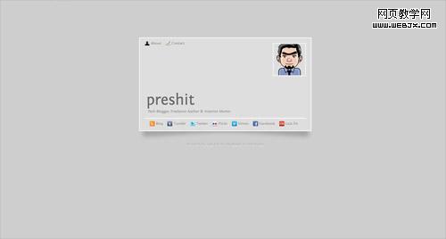 Business card website