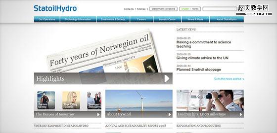 instantShift - Inspirational Corporate Website Designs