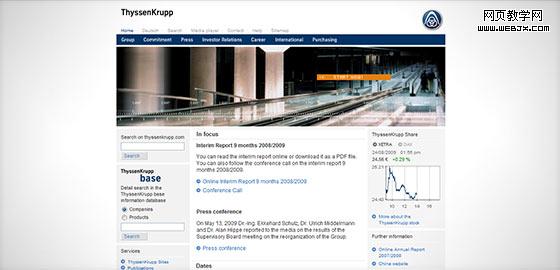 instantShift - Inspirational Corporate Website Designs