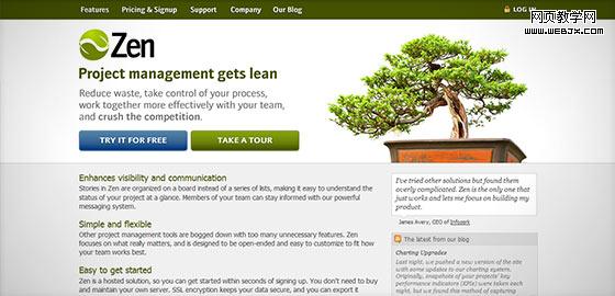 instantShift - Inspirational Corporate Website Designs