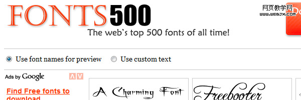 Font 500