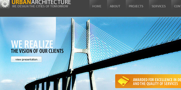 Urban Architecture PSD Template