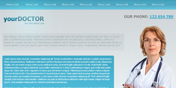 Website Template: YourDOCTOR