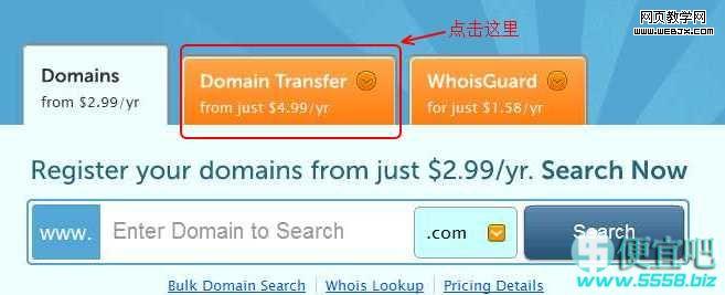 ��������Godaddyת�Ƶ�Namecheap��ϸͼ�Ľ̳�