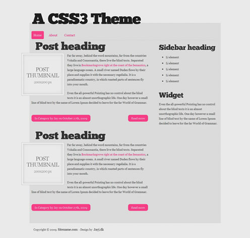 2010�����µ�100�����XHTMLģ��