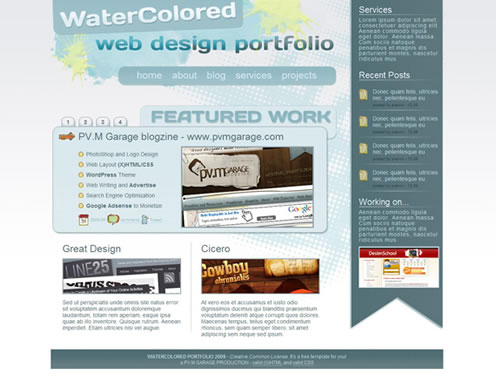 2010�����µ�100�����XHTMLģ��