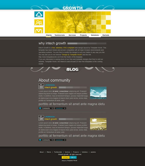 2010�����µ�100�����XHTMLģ��