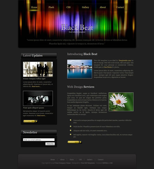 2010�����µ�100�����XHTMLģ��