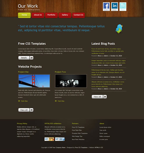 2010�����µ�100�����XHTMLģ��