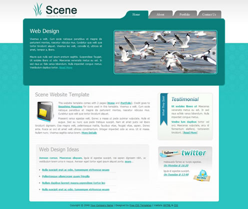 2010�����µ�100�����XHTMLģ��