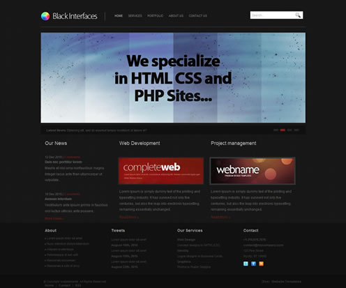 2010�����µ�100�����XHTMLģ��